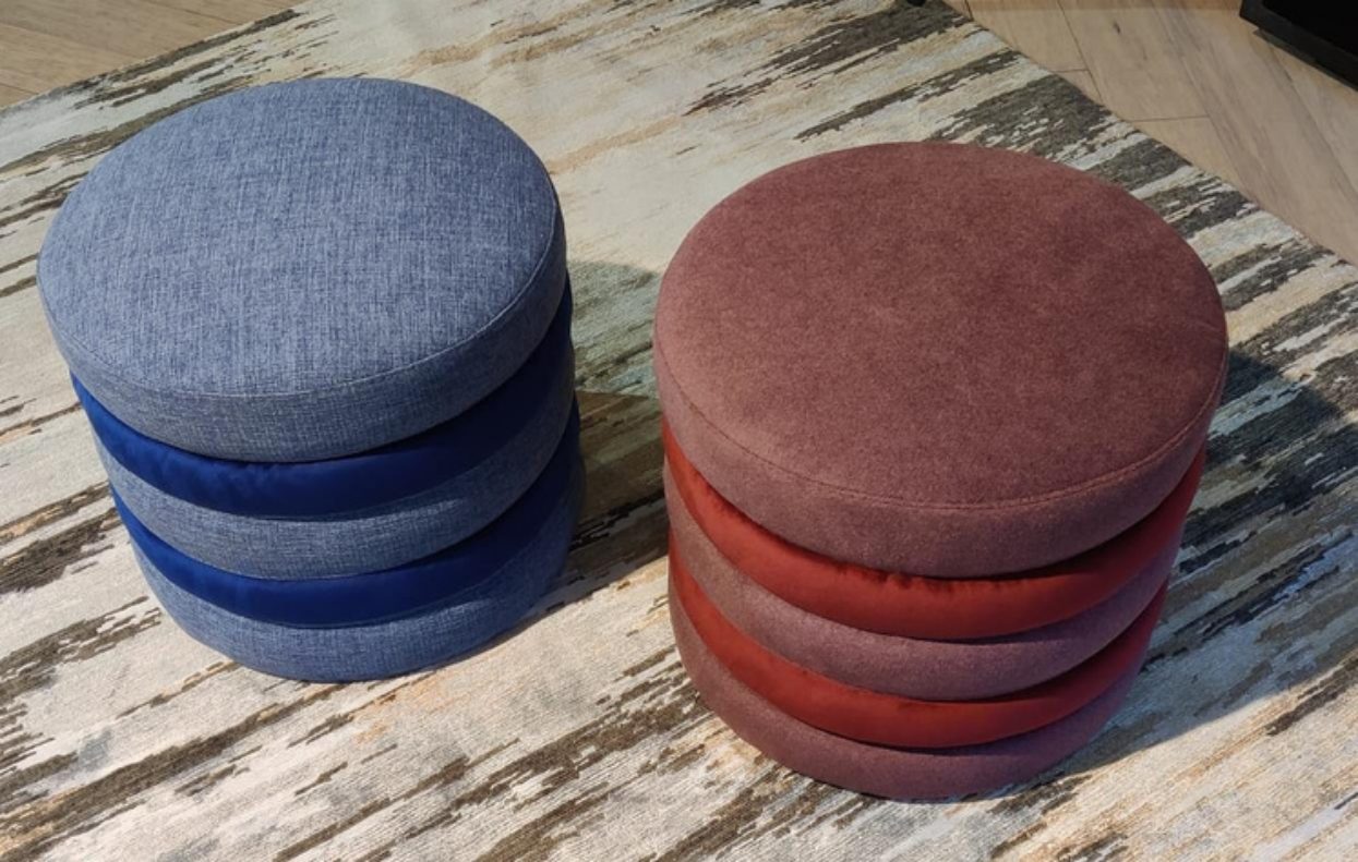 Macaron Pouf — Fabric · Calia Italia