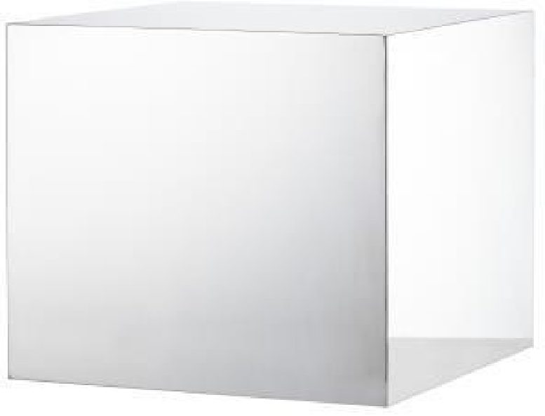 Morgan Accent Table — Stainless Steel · Designer: Kelly Hoppen