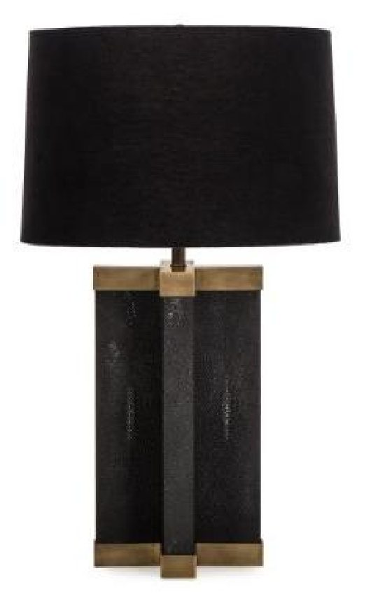 Shagreen Lamp — Black · Designer: Nellcote