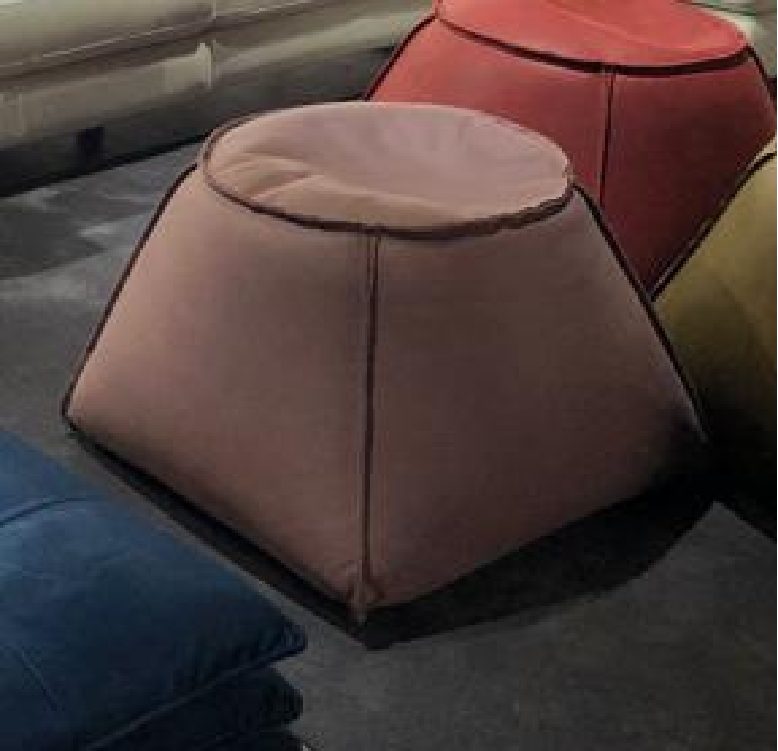 Trapezoi Pouf — Fabric · Calia Italia